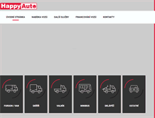 Tablet Screenshot of happyauto.cz